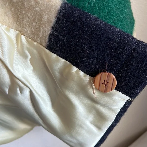 VTG Pendleton Hudson Bay Stripe Wool Blanket Coat - Picture 12 of 12